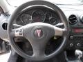 2008 Pontiac G6 Ebony Black Interior Steering Wheel Photo