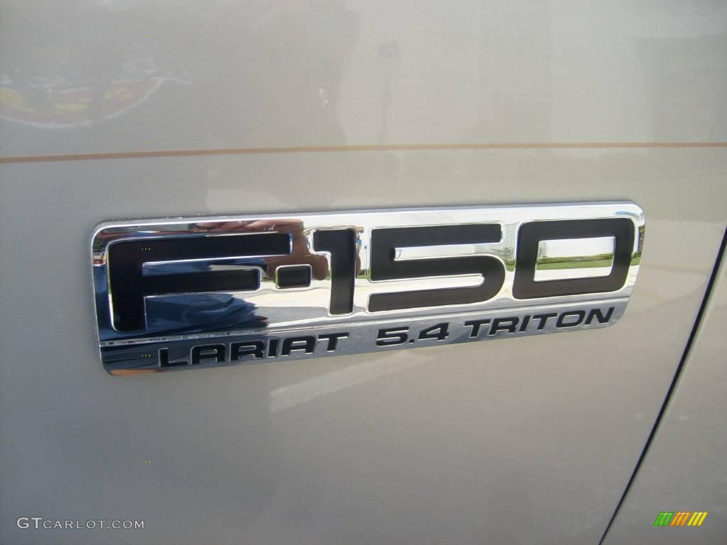 2006 F150 Lariat SuperCab 4x4 - Smokestone Metallic / Tan photo #13