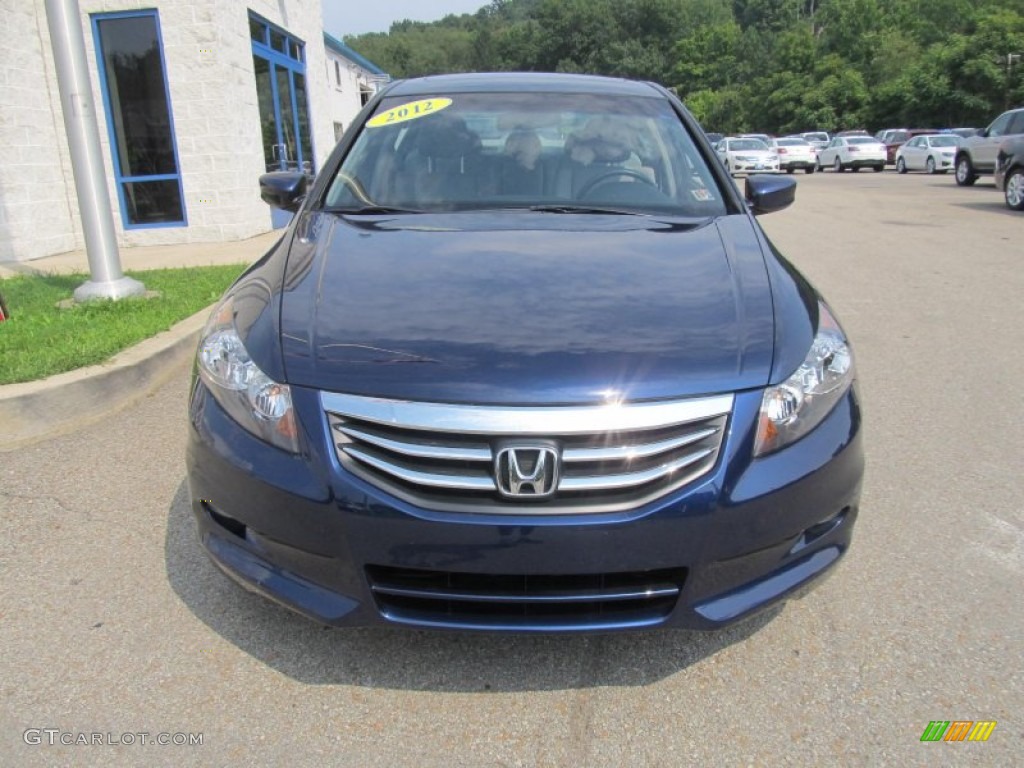 2012 Accord EX-L V6 Sedan - Royal Blue Pearl / Gray photo #6