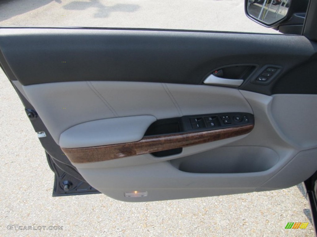 2012 Accord EX-L V6 Sedan - Royal Blue Pearl / Gray photo #7