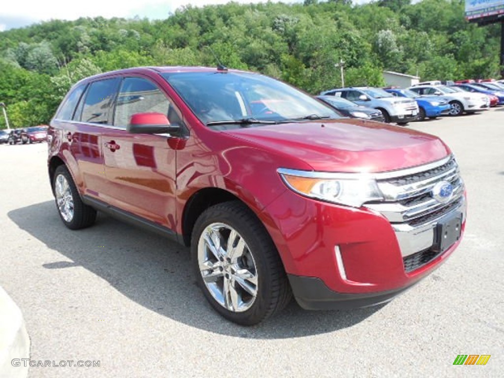 2013 Edge Limited AWD - Ruby Red / Charcoal Black photo #6