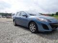 2011 Gunmetal Blue Mica Mazda MAZDA3 i Sport 4 Door  photo #1