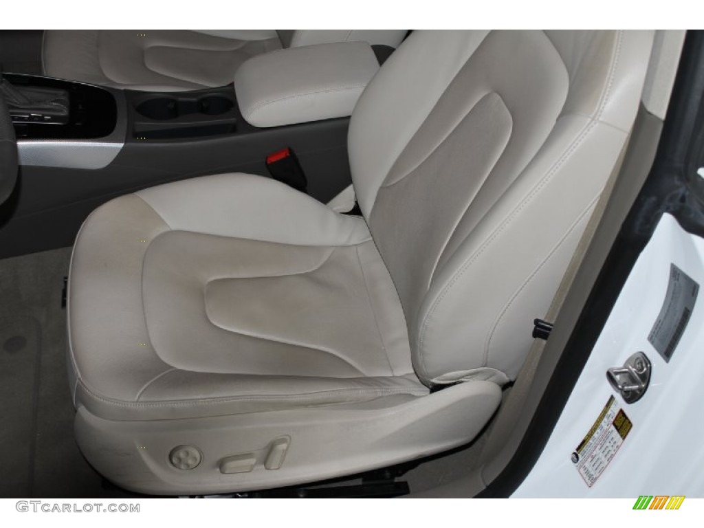 2011 A5 2.0T quattro Coupe - Ibis White / Light Grey photo #11