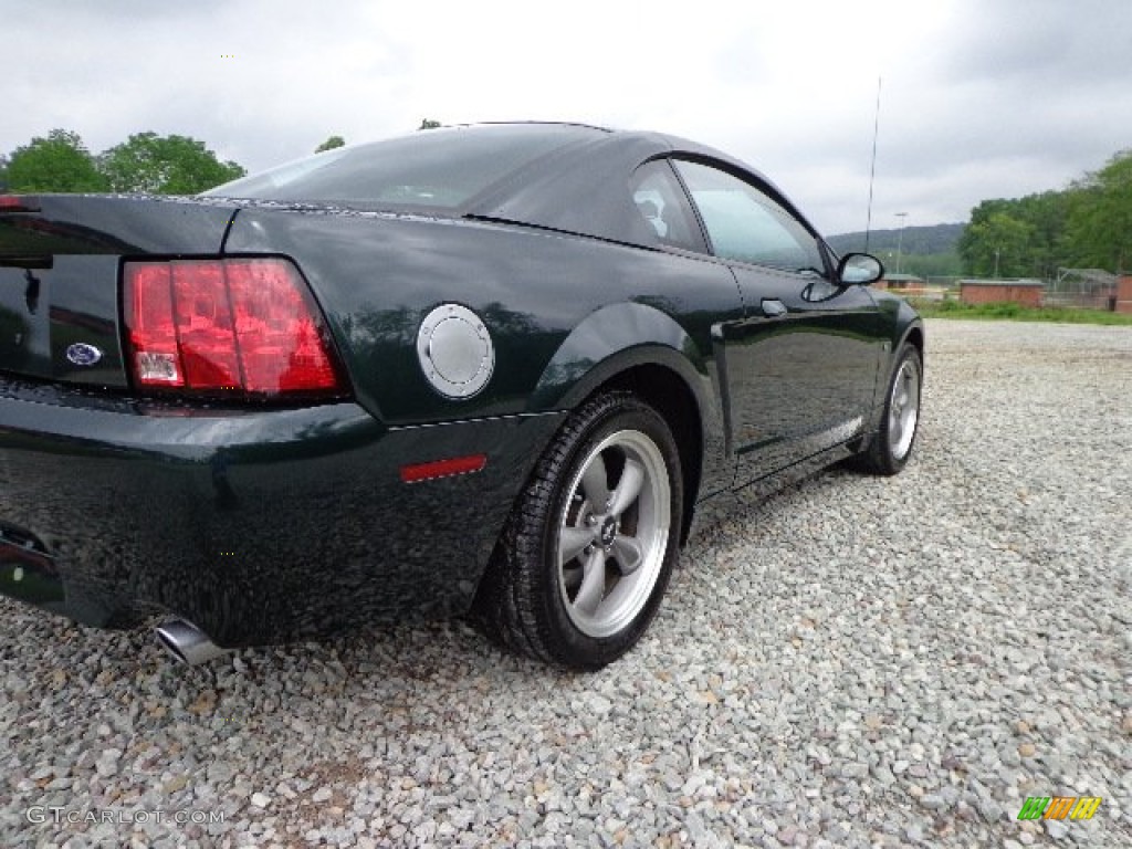 2001 Mustang Bullitt Coupe - Dark Highland Green / Dark Charcoal photo #20
