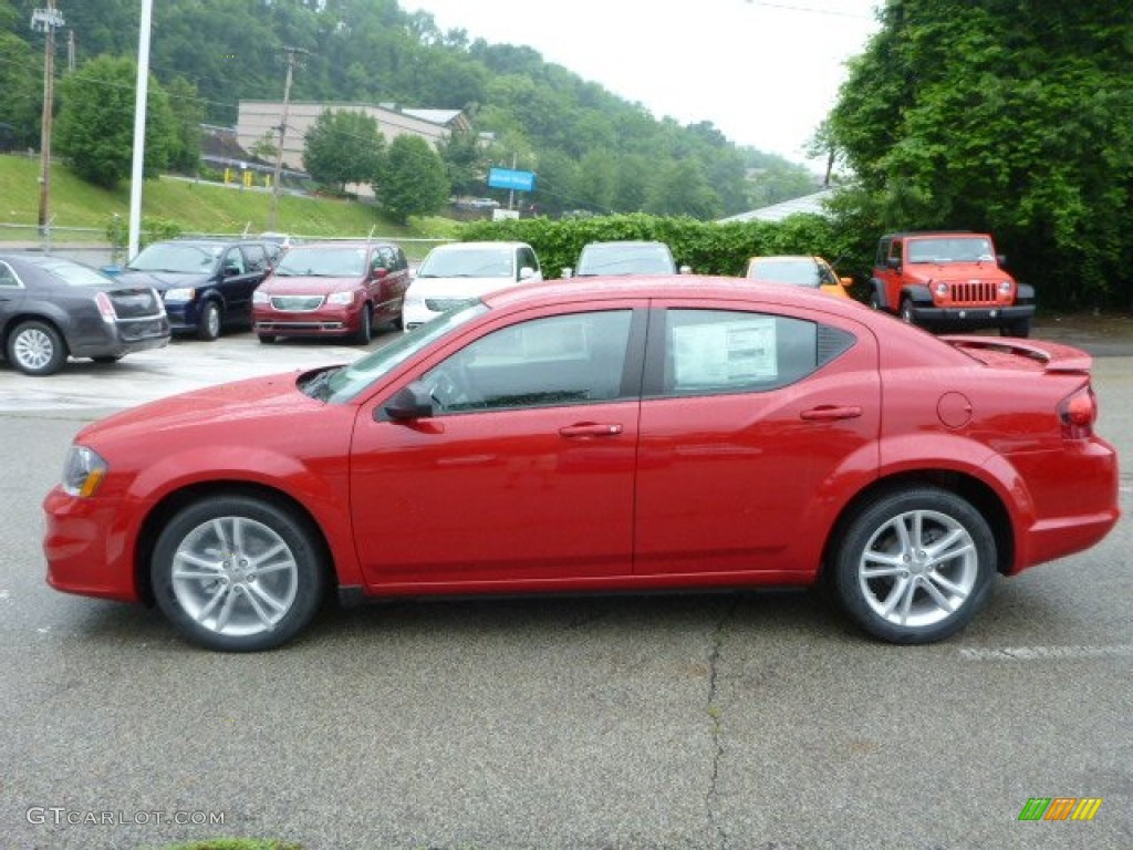 2013 Avenger SE V6 - Redline 2-Coat Pearl / Black photo #2