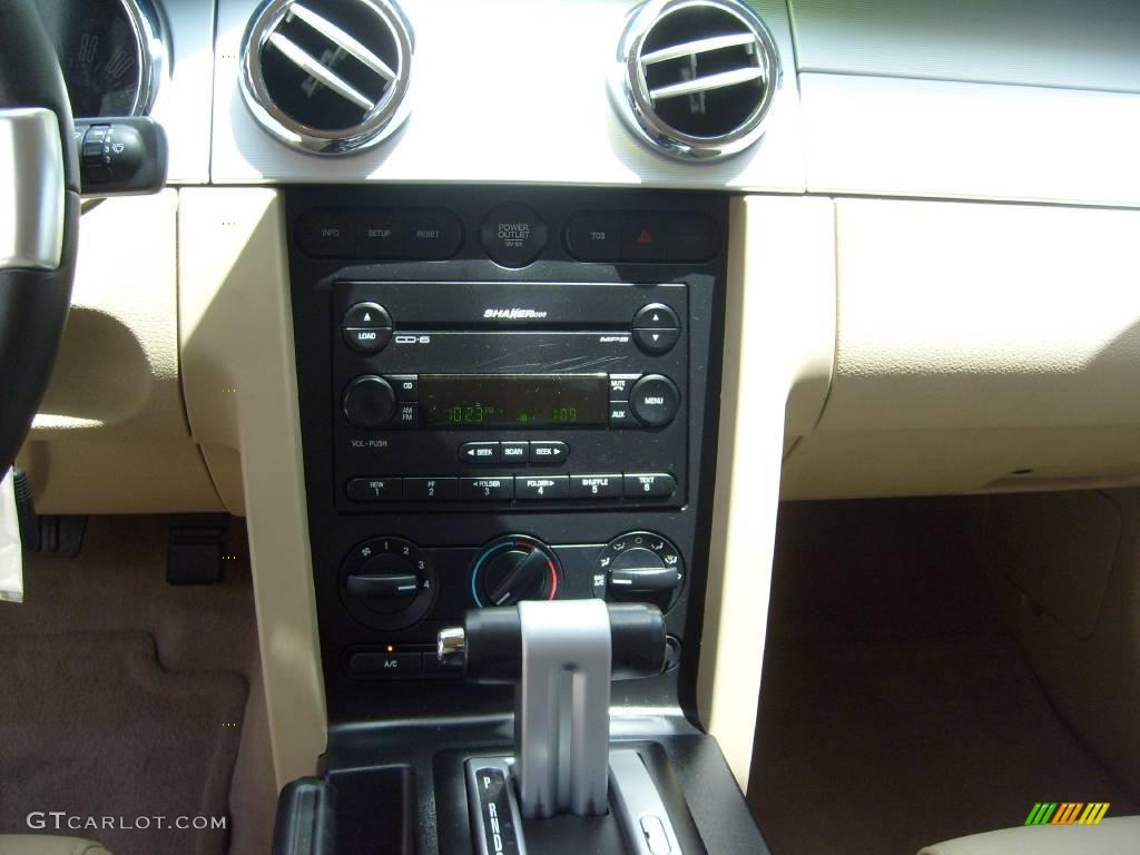 2006 Mustang GT Premium Coupe - Satin Silver Metallic / Light Parchment photo #23