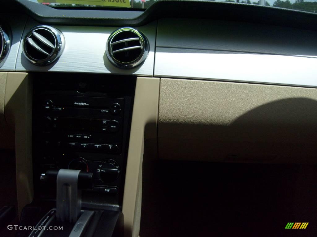 2006 Mustang GT Premium Coupe - Satin Silver Metallic / Light Parchment photo #25