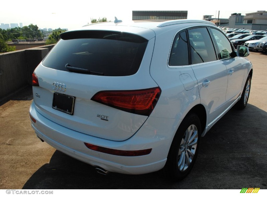 2013 Q5 2.0 TFSI quattro - Glacier White Metallic / Pistachio Beige photo #7