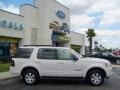 2008 White Suede Ford Explorer XLT  photo #2