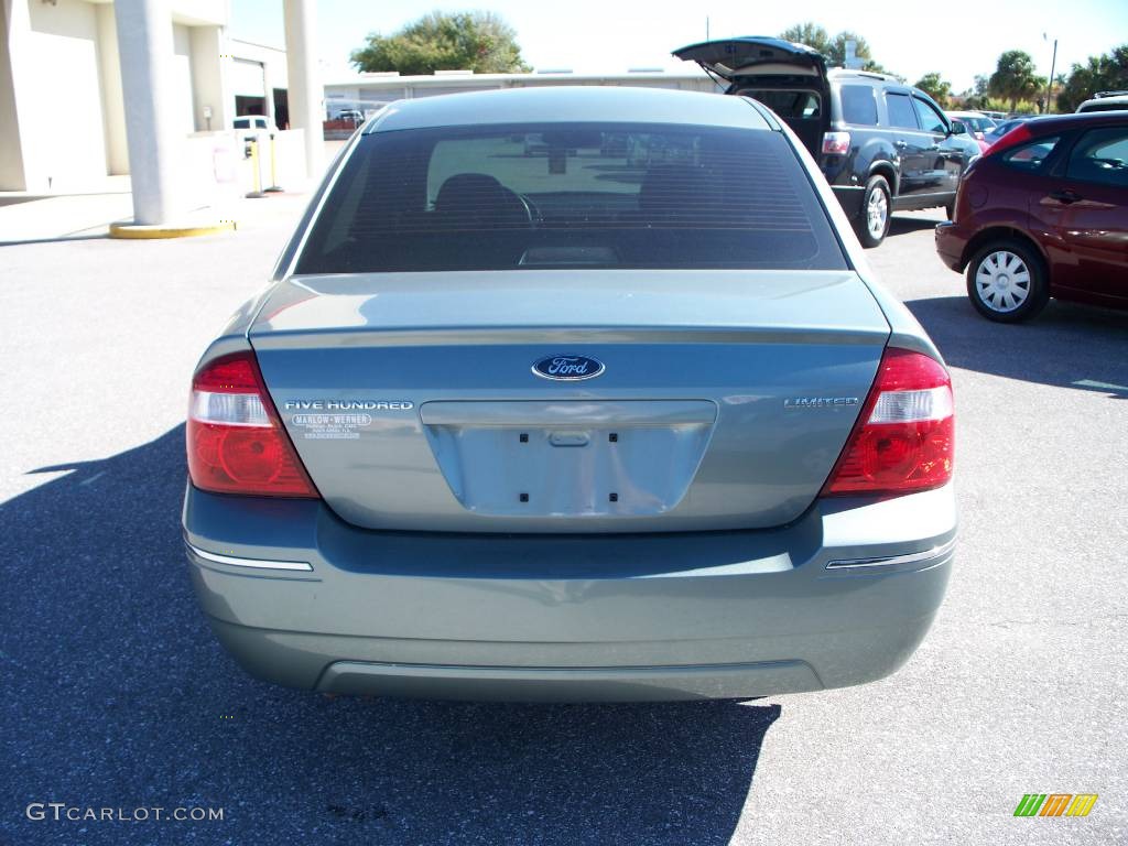 2005 Five Hundred Limited - Titanium Green Metallic / Pebble Beige photo #6