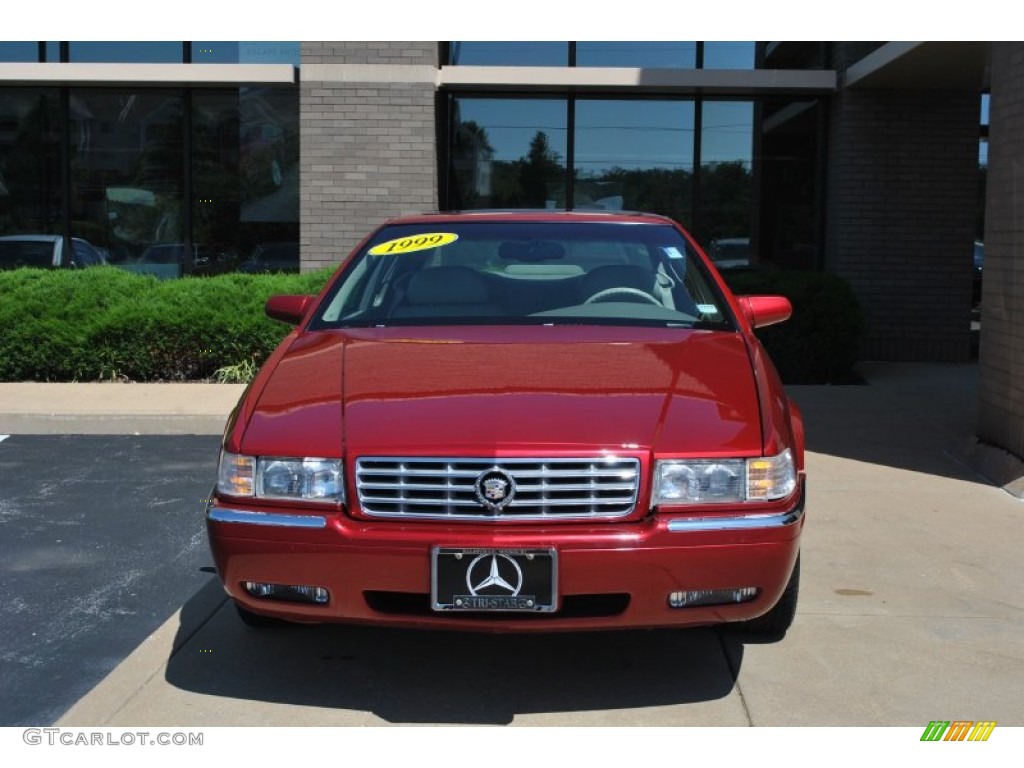 1999 Eldorado Coupe - Crimson Red Pearl / Neutral Shale photo #8