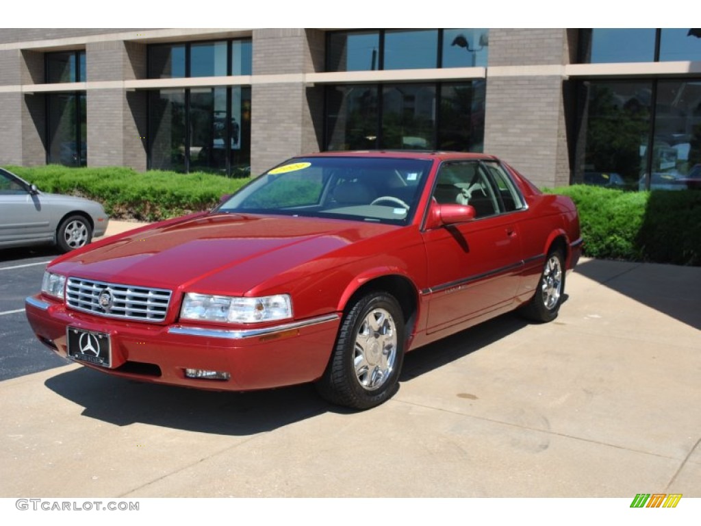 1999 Eldorado Coupe - Crimson Red Pearl / Neutral Shale photo #9