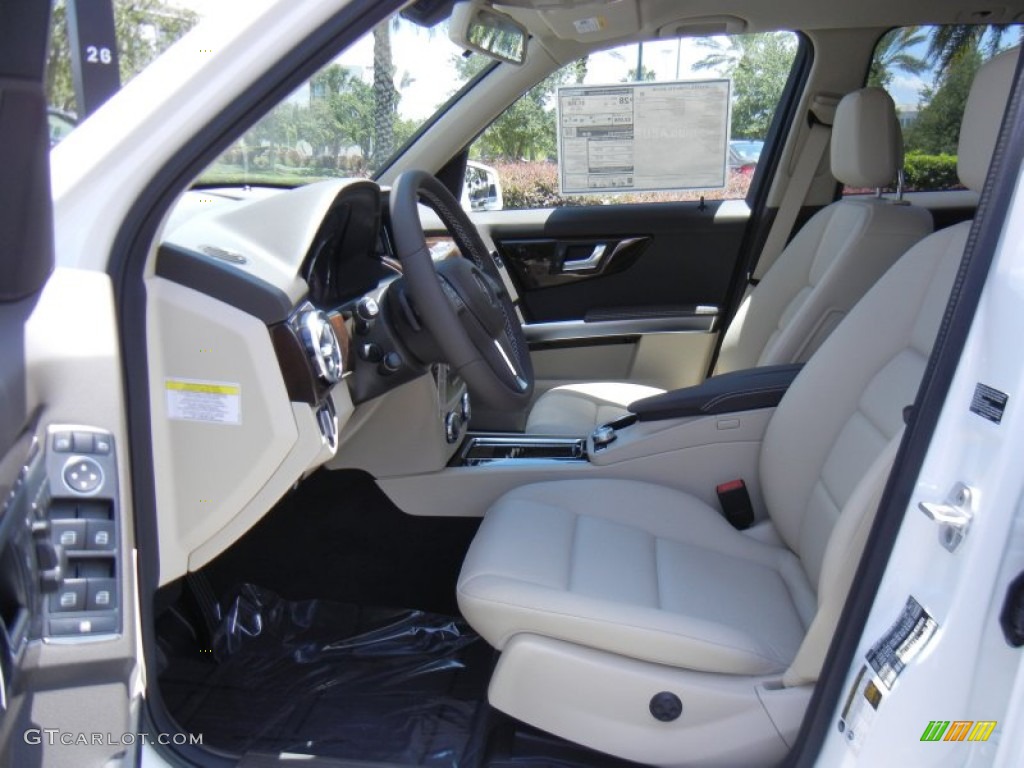 Almond/Mocha Interior 2013 Mercedes-Benz GLK 250 BlueTEC 4Matic Photo #82162122