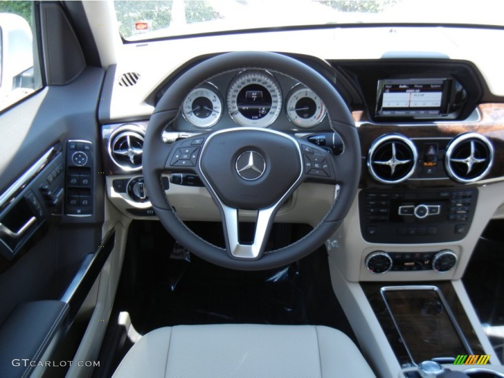 2013 Mercedes-Benz GLK 250 BlueTEC 4Matic Almond/Mocha Dashboard Photo #82162169
