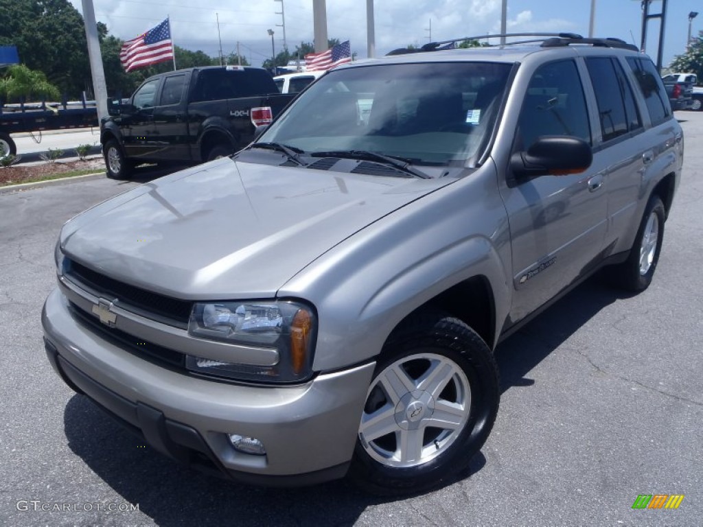 2003 TrailBlazer LTZ 4x4 - Light Pewter Metallic / Dark Pewter photo #1