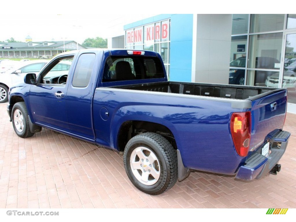 2009 Colorado LT Extended Cab - Deep Navy Blue / Ebony photo #2