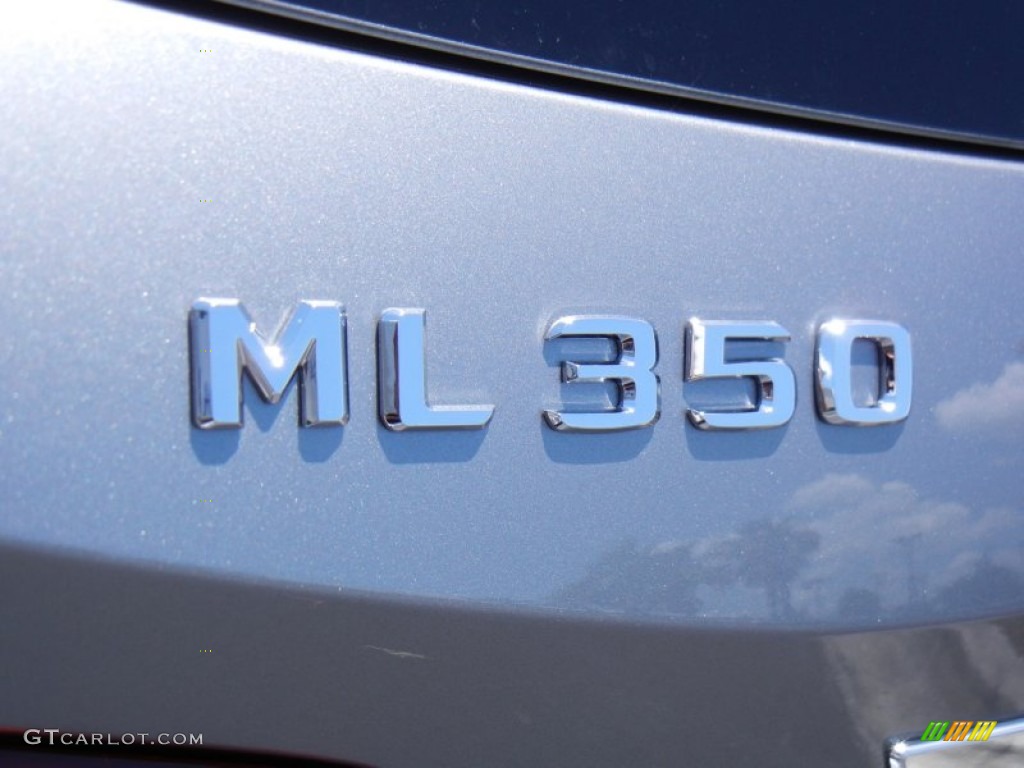 2013 ML 350 4Matic - Palladium Silver Metallic / Black photo #4