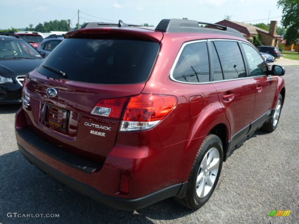 2014 Outback 2.5i Limited - Venetian Red Pearl / Ivory photo #3