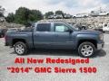 Stealth Gray Metallic - Sierra 1500 SLE Crew Cab 4x4 Photo No. 1