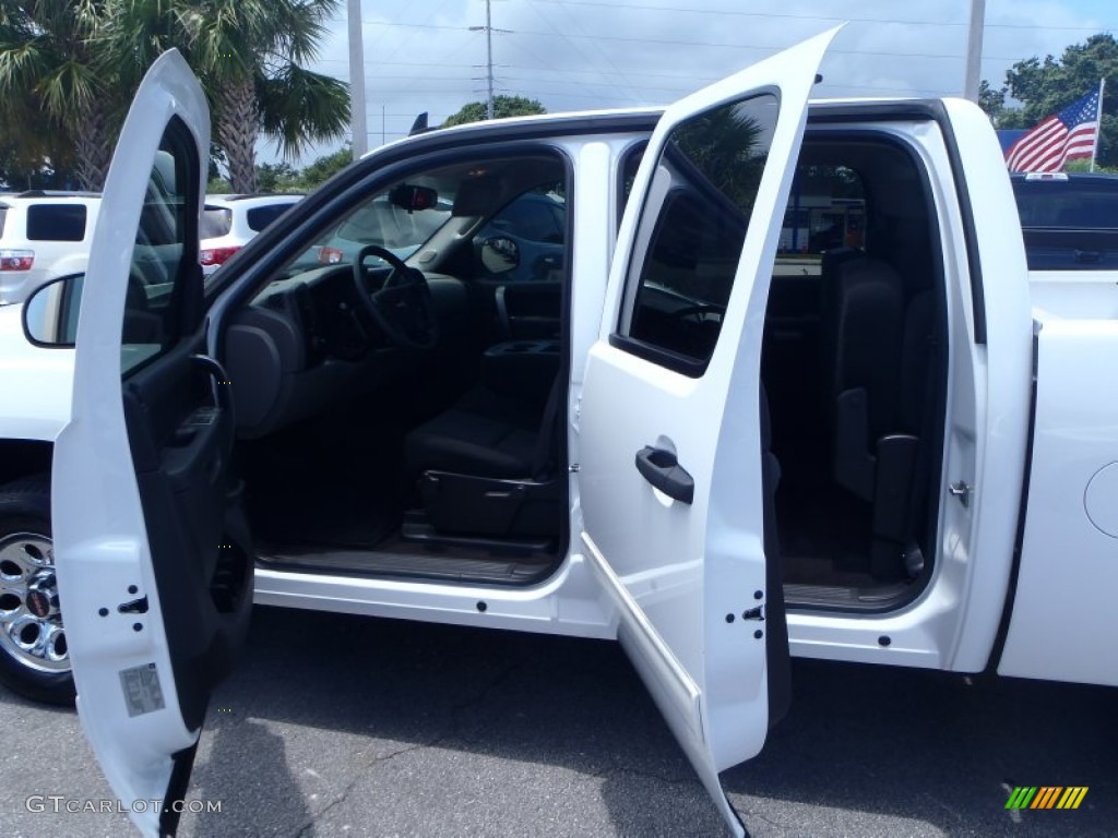 2010 Sierra 1500 SL Crew Cab - Summit White / Dark Titanium photo #21