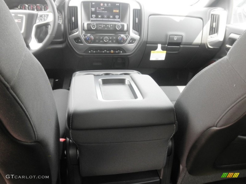 2014 Sierra 1500 SLE Crew Cab 4x4 - Stealth Gray Metallic / Jet Black photo #24