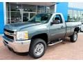 Blue Granite Metallic - Silverado 2500HD Work Truck Regular Cab 4x4 Photo No. 9