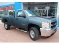 Blue Granite Metallic - Silverado 2500HD Work Truck Regular Cab 4x4 Photo No. 11