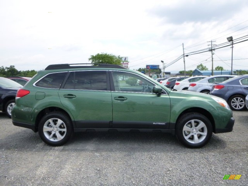 2014 Outback 3.6R Limited - Cypress Green Pearl / Ivory photo #2