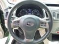Ivory 2014 Subaru Outback 3.6R Limited Steering Wheel
