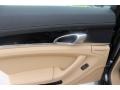 Black/Luxor Beige 2013 Porsche Panamera Platinum Edition Door Panel