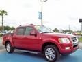 2007 Red Fire Ford Explorer Sport Trac Limited  photo #7