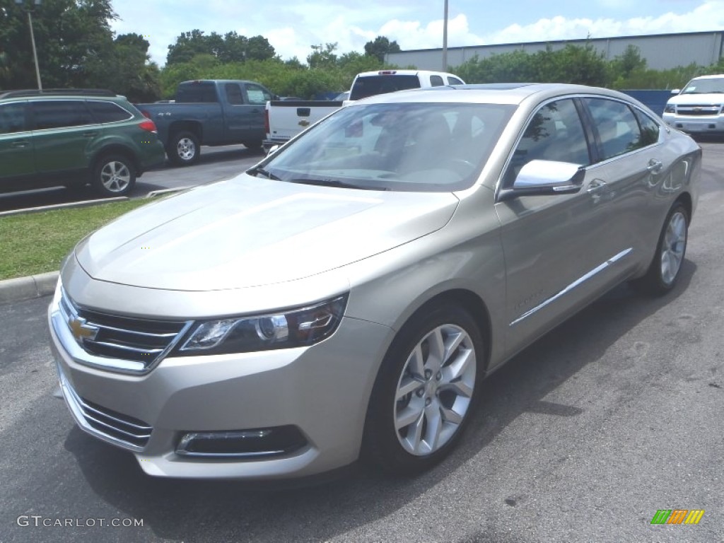 2014 Impala LTZ - Champagne Silver Metallic / Jet Black/Dark Titanium photo #1