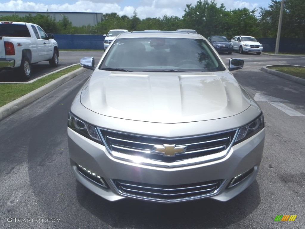 2014 Impala LTZ - Champagne Silver Metallic / Jet Black/Dark Titanium photo #2