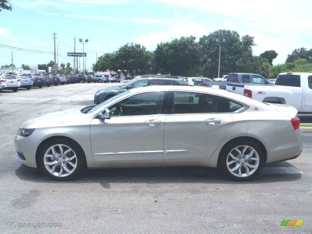 2014 Impala LTZ - Champagne Silver Metallic / Jet Black/Dark Titanium photo #3