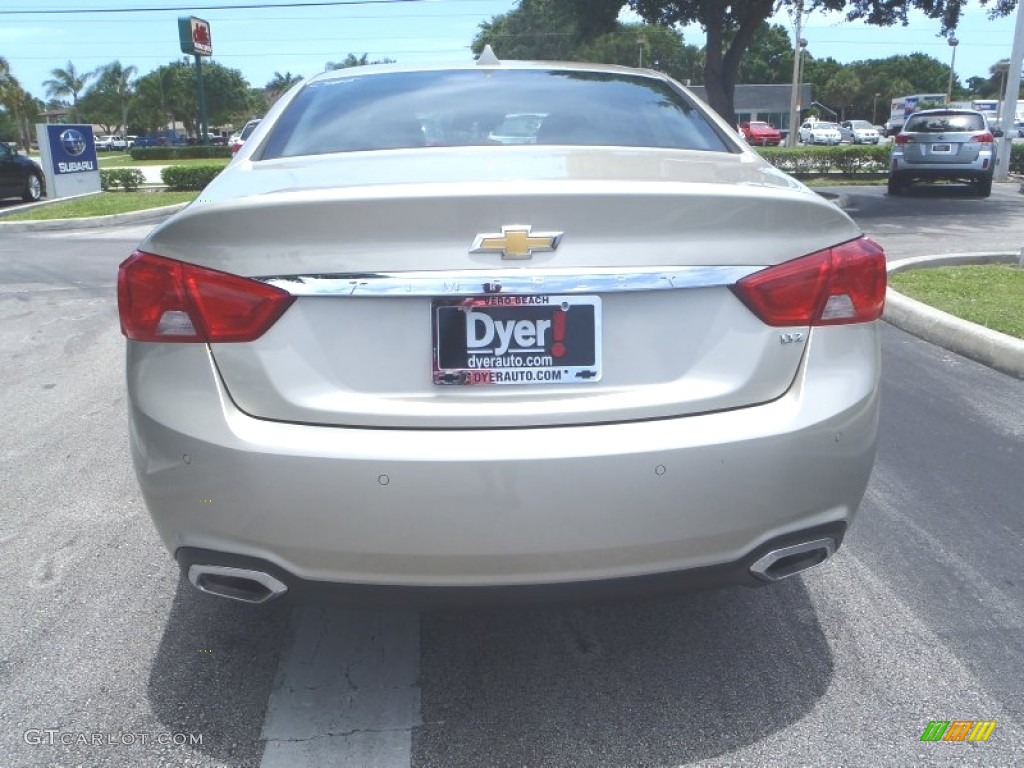 2014 Impala LTZ - Champagne Silver Metallic / Jet Black/Dark Titanium photo #5