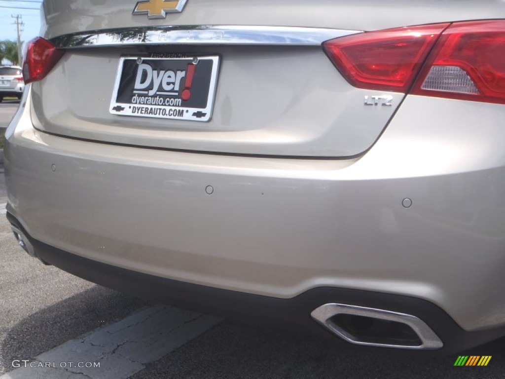 2014 Impala LTZ - Champagne Silver Metallic / Jet Black/Dark Titanium photo #8