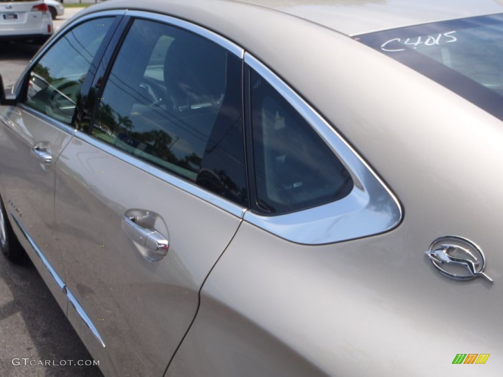 2014 Impala LTZ - Champagne Silver Metallic / Jet Black/Dark Titanium photo #10