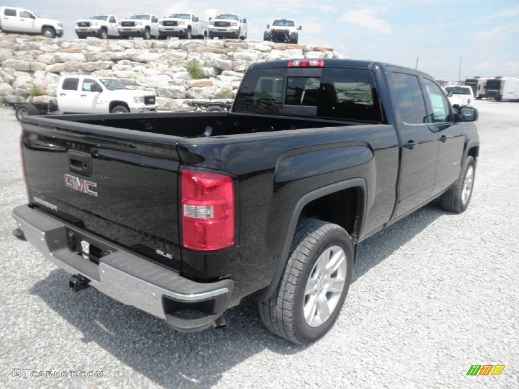 Onyx Black 2014 GMC Sierra 1500 SLE Crew Cab 4x4 Exterior Photo #82166134