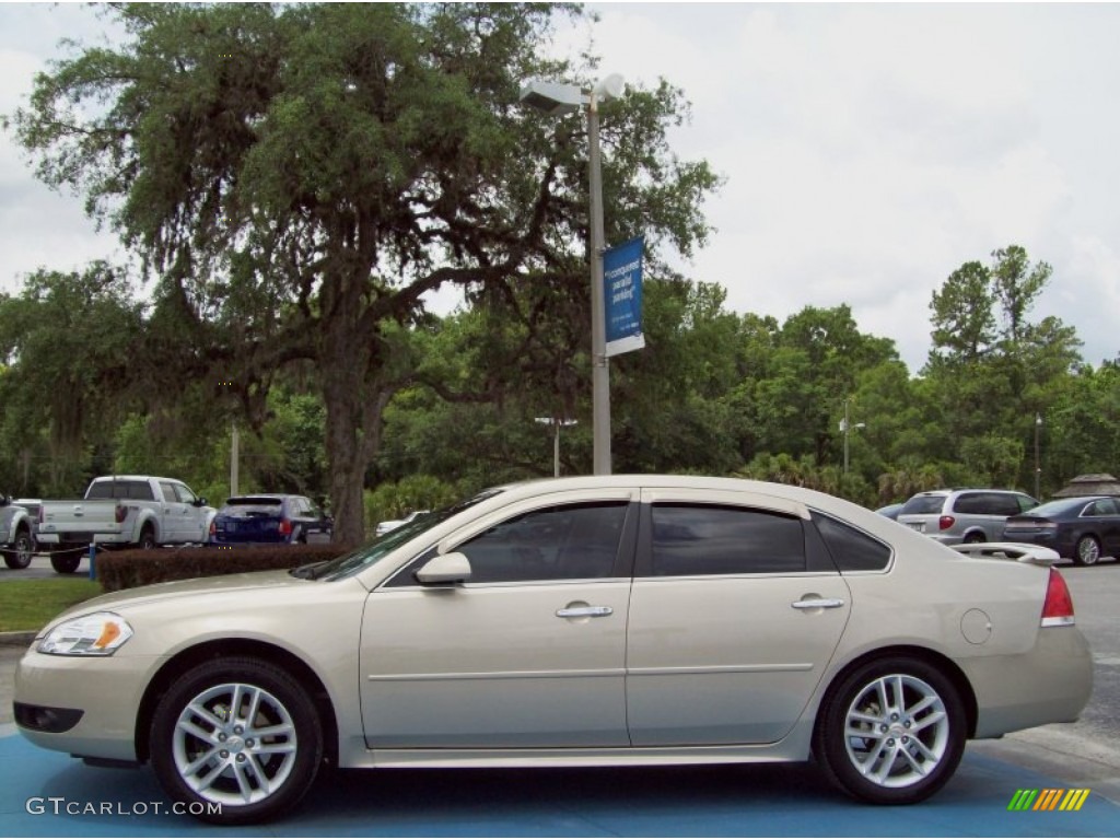 2012 Impala LTZ - Gold Mist Metallic / Neutral photo #2