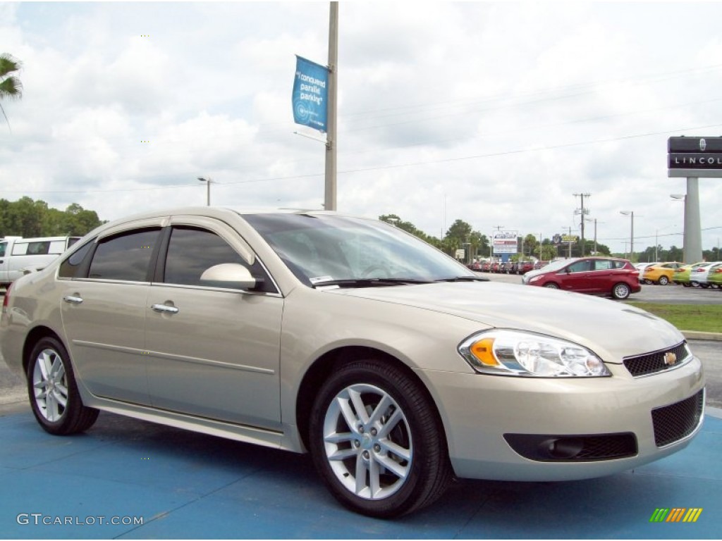 2012 Impala LTZ - Gold Mist Metallic / Neutral photo #7