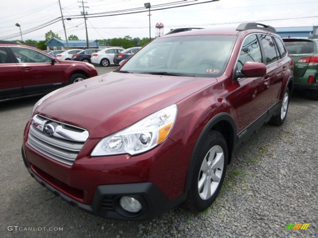 Venetian Red Pearl 2014 Subaru Outback 2.5i Premium Exterior Photo #82166573
