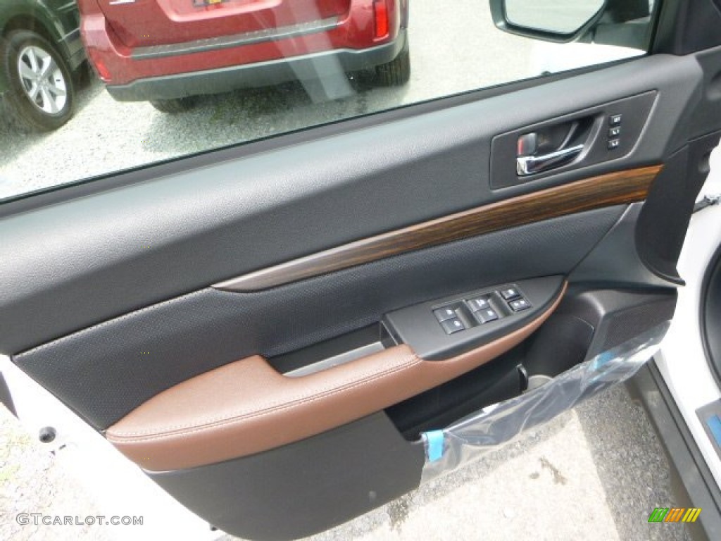 2014 Subaru Outback 2.5i Limited Saddle Brown Door Panel Photo #82167210