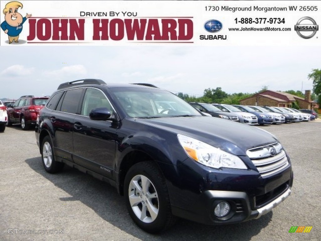 2014 Outback 3.6R Limited - Deep Indigo Pearl / Ivory photo #1