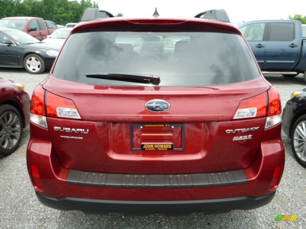 2014 Outback 2.5i Limited - Venetian Red Pearl / Black photo #5