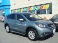 2012 Opal Sage Metallic Honda CR-V EX 4WD  photo #1