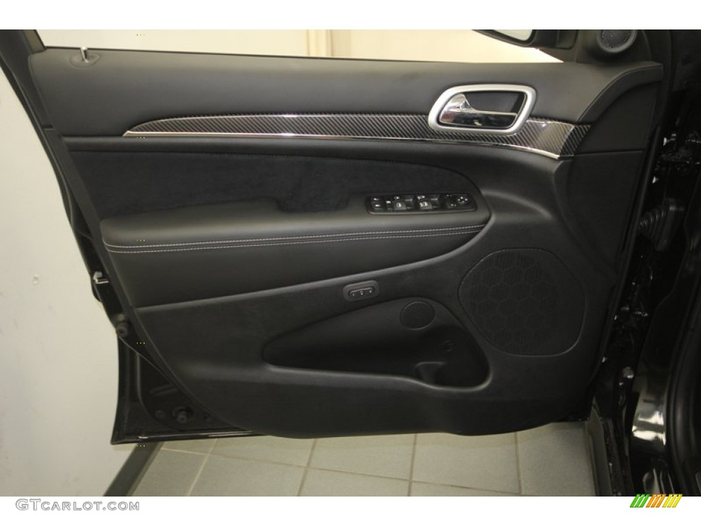 2013 Jeep Grand Cherokee SRT8 4x4 Black Door Panel Photo #82169042