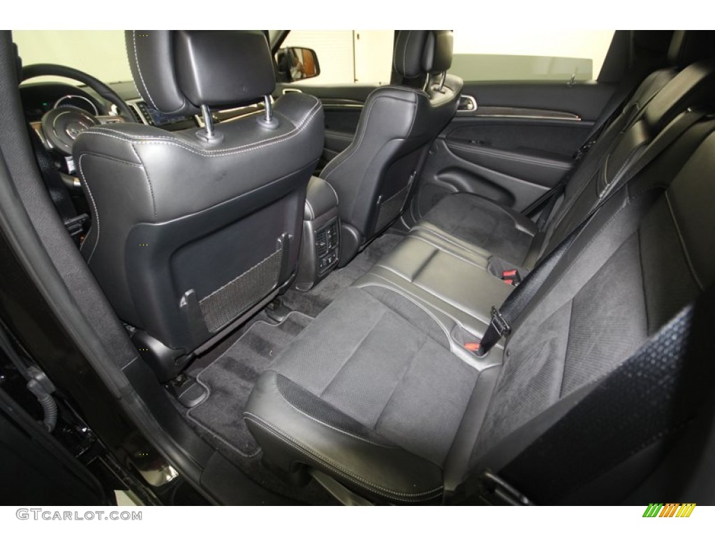 Black Interior 2013 Jeep Grand Cherokee SRT8 4x4 Photo #82169432