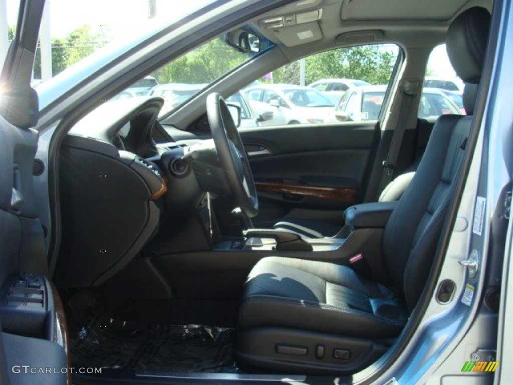 2012 Accord EX-L Sedan - Celestial Blue Metallic / Black photo #8