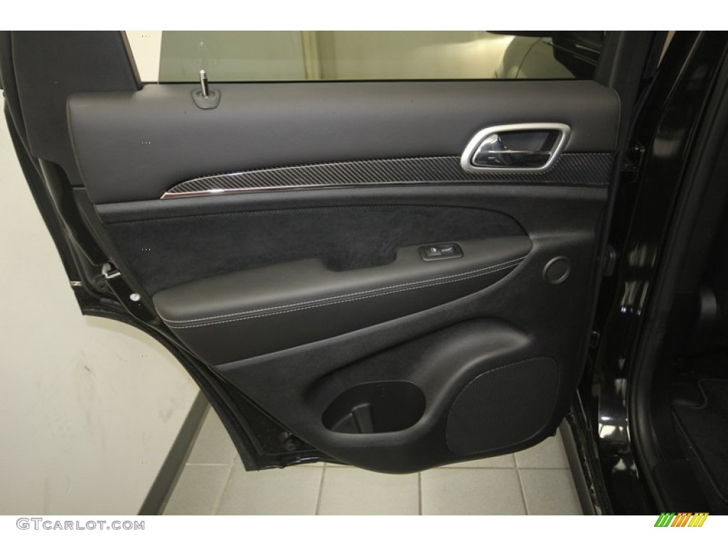 2013 Jeep Grand Cherokee SRT8 4x4 Black Door Panel Photo #82169484
