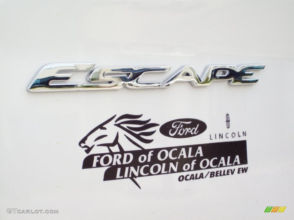 2013 Escape Titanium 2.0L EcoBoost - White Platinum Metallic Tri-Coat / Charcoal Black photo #4